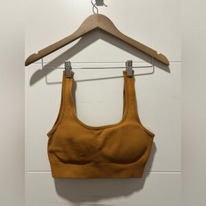 Women's Mustard Ribbed Bralette